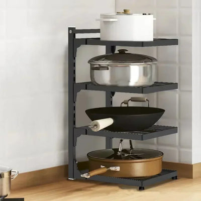 Multifunctional Kitchen Pot Storage Rack