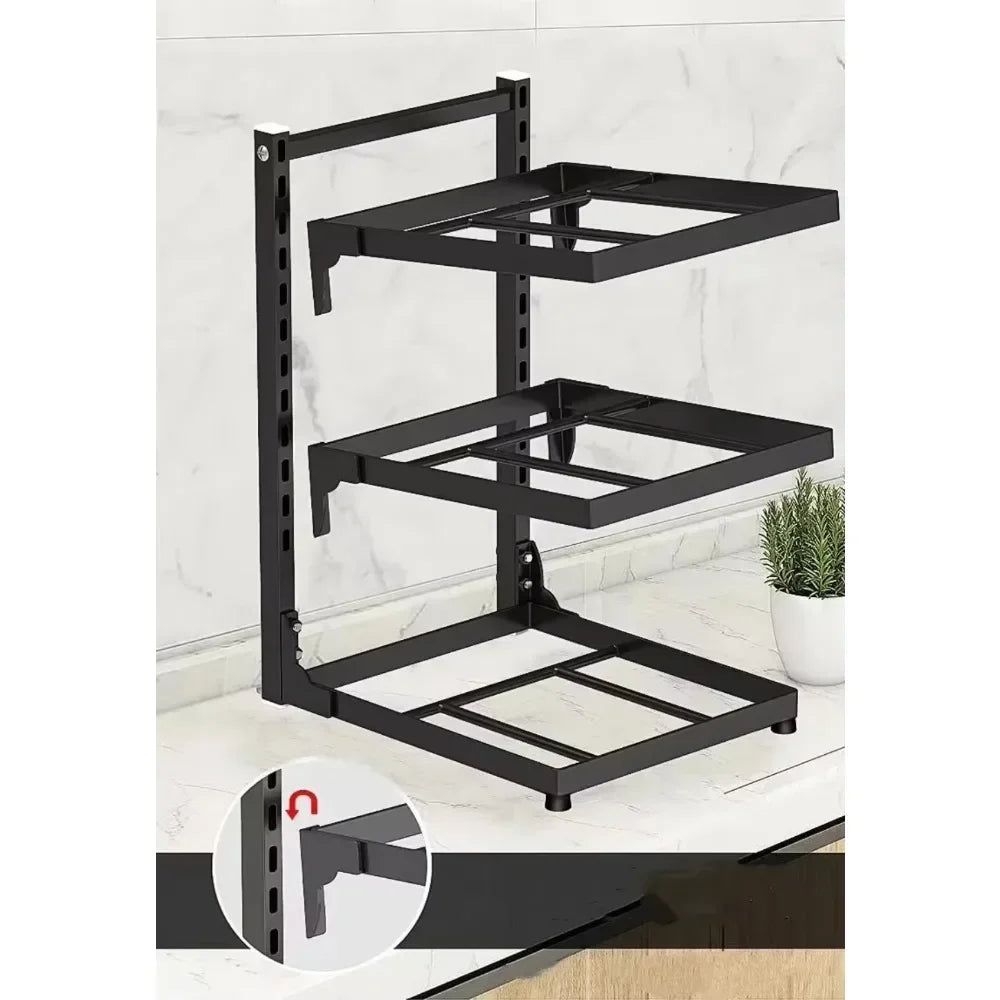 Multifunctional Kitchen Pot Storage Rack
