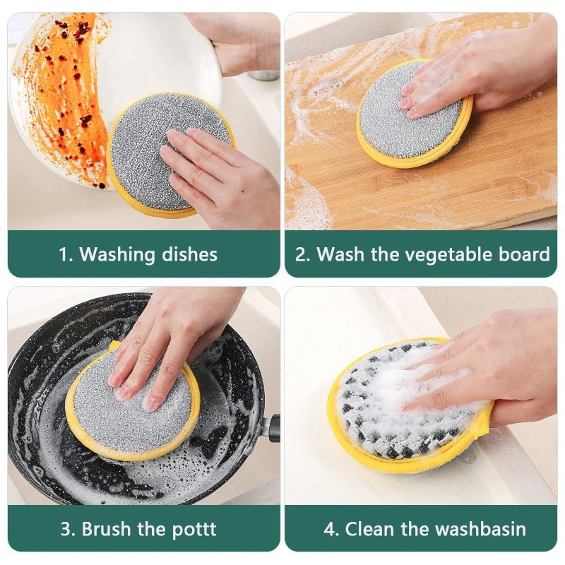 Dishwashing Sponge Reusable Washable Sponges