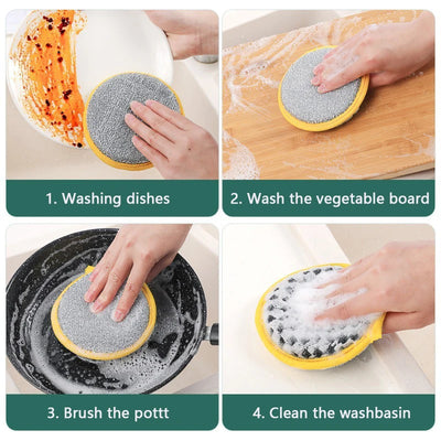 Dishwashing Sponge Reusable Washable Sponges