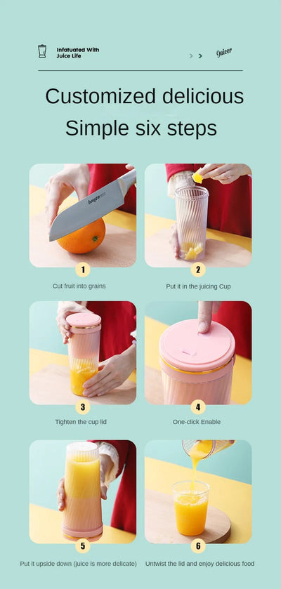 Portable Milkshake and Smoothie Blender