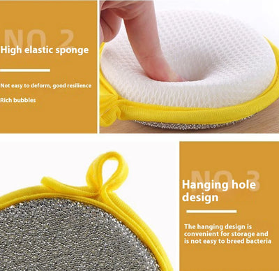 Dishwashing Sponge Reusable Washable Sponges
