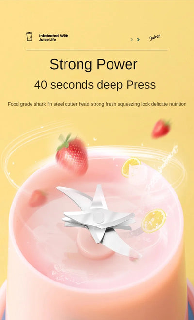 Portable Milkshake and Smoothie Blender