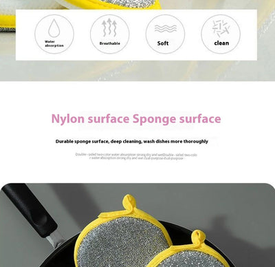 Dishwashing Sponge Reusable Washable Sponges